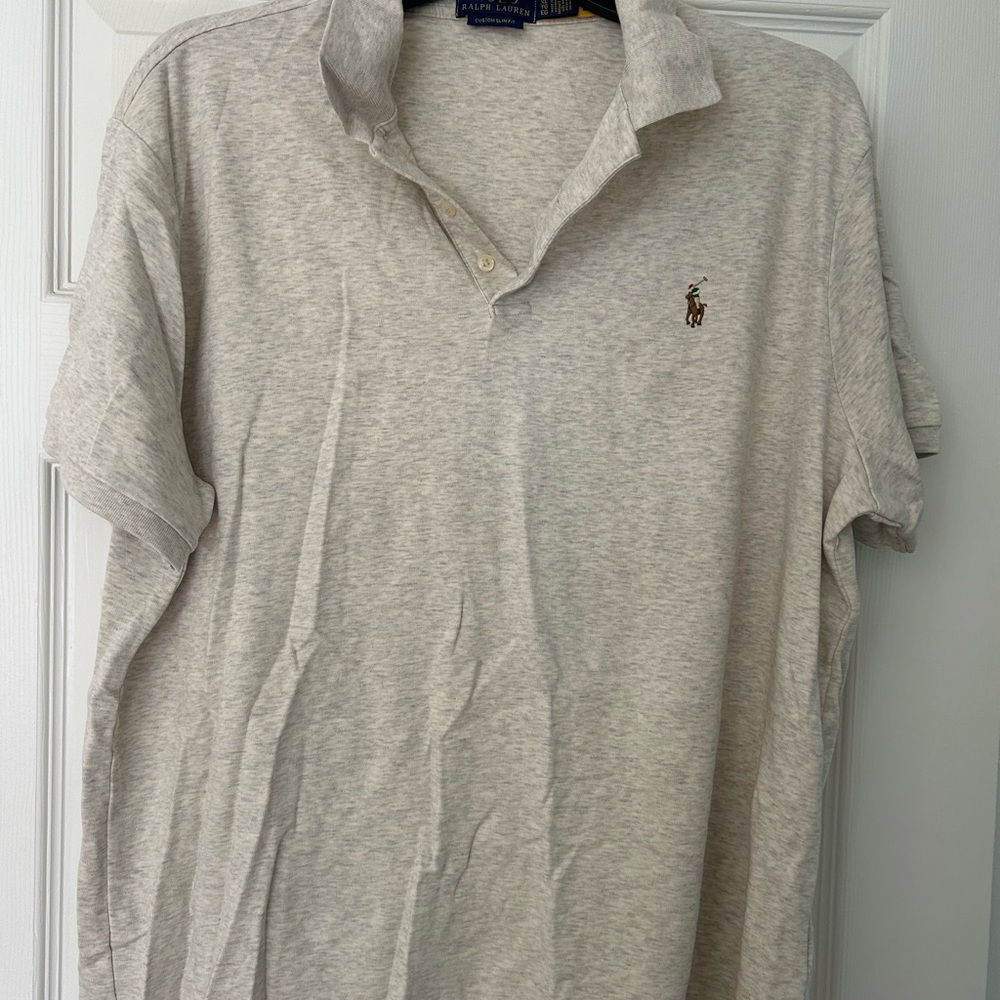 Ralph Lauren Men's Gray Polo Shirt
